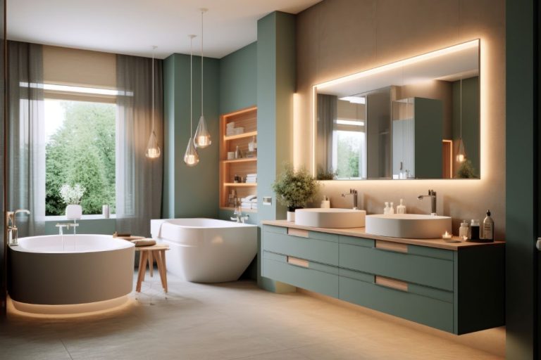 vert design salle bain